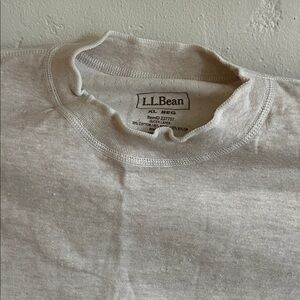 L.L. Bean cream long sleeve Inner Layer